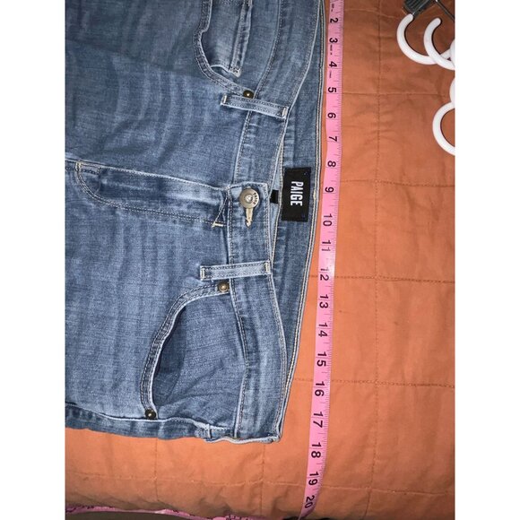 Paige Mens Blue Denim  Lennox Jeans Size 34 Straight Fit - Picture 6 of 10